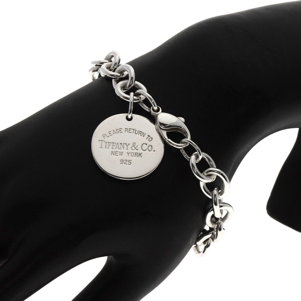 TIFFANY Authentic Silver Charm Bracelet - Picture 6 of 9